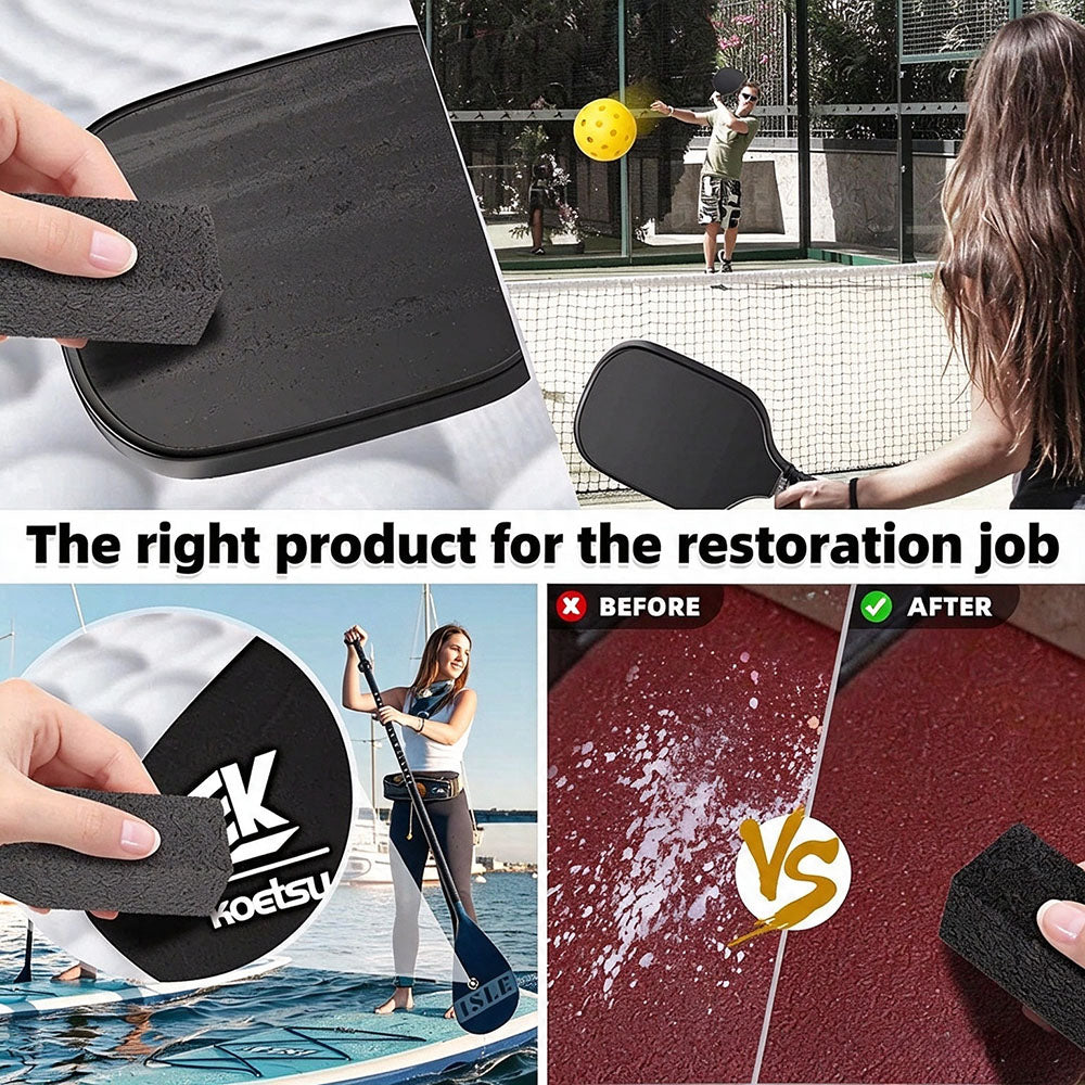🏓Pickleball Paddle Eraser - Carbon Cleaner, Non-Abrasive Dirt & Sweat Remover Block