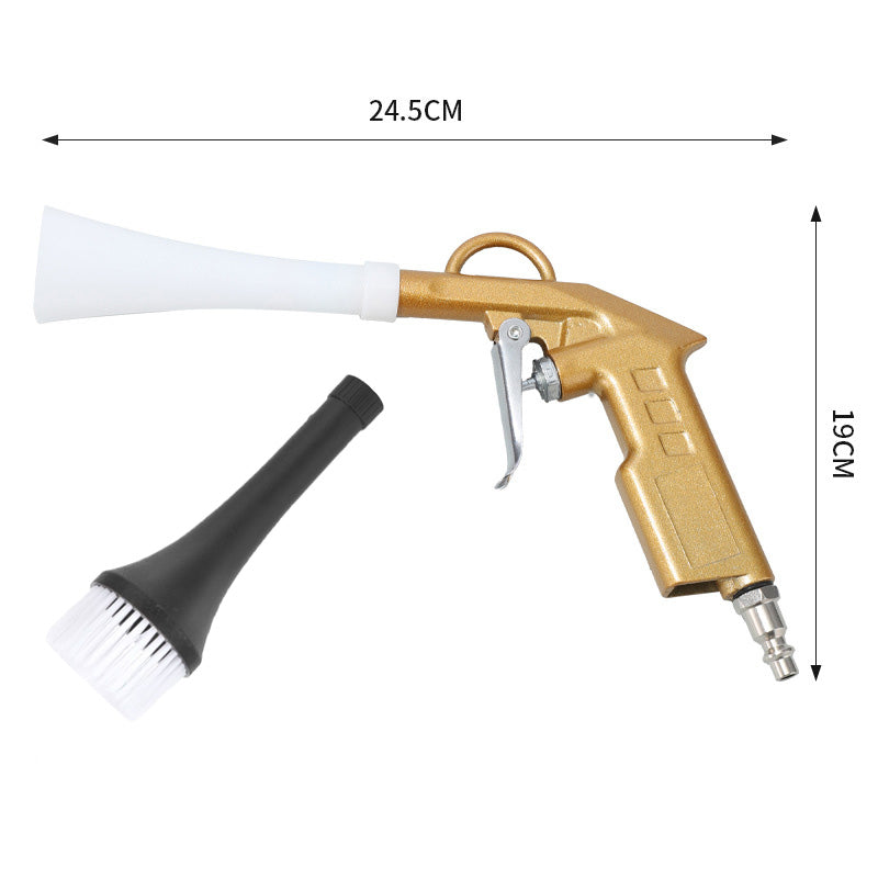 Tornado Cleaning Gun-2-in-1 Air Blaster Gun with Brush