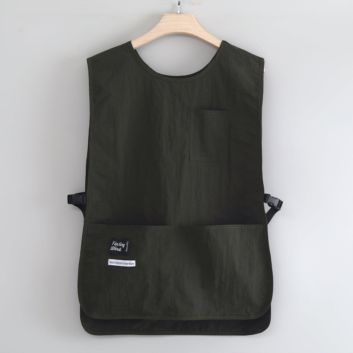 Adjustable Waterproof & Oil-Proof Apron Vest – Versatile Workwear for Kitchen, Coffee Shop & Salon