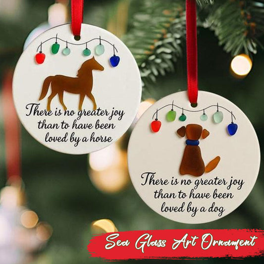 Sea Glass Art Ornament