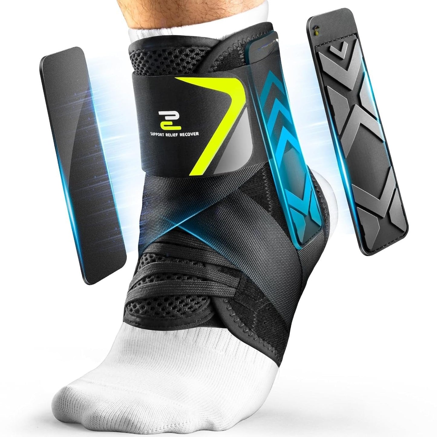 🔥Instant-Fit ankle support – side-stabilized, non-slip🎯