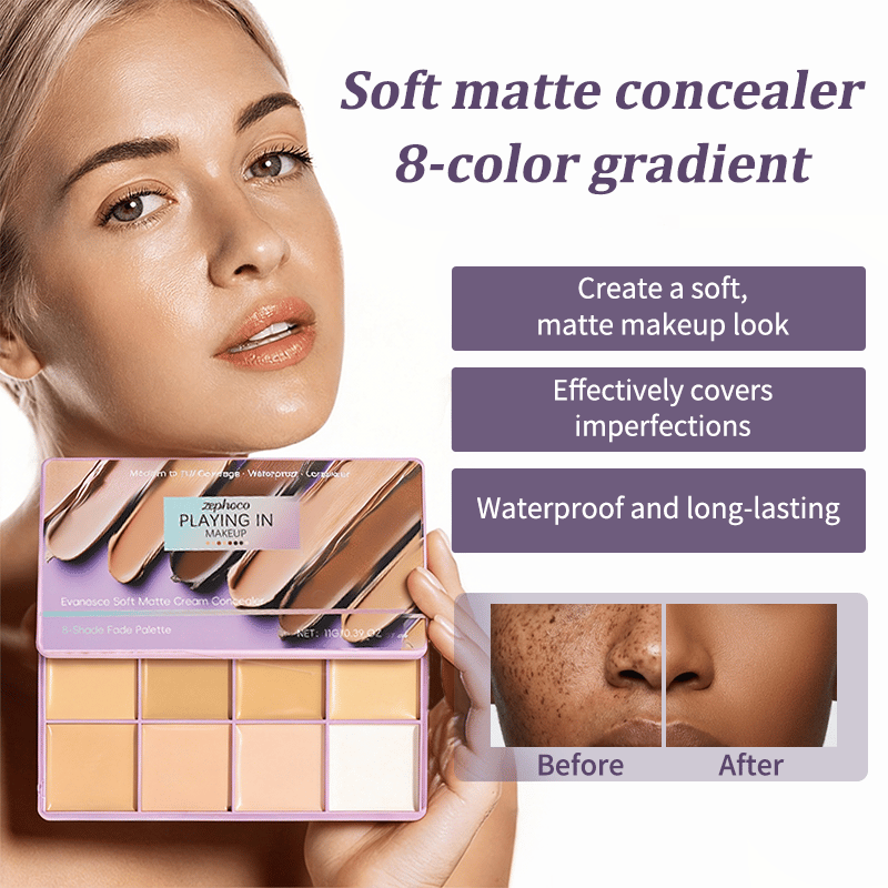 🎁Sista dagen på rea 49 % rabatt🔥-✨Mjuk matt krämconcealer