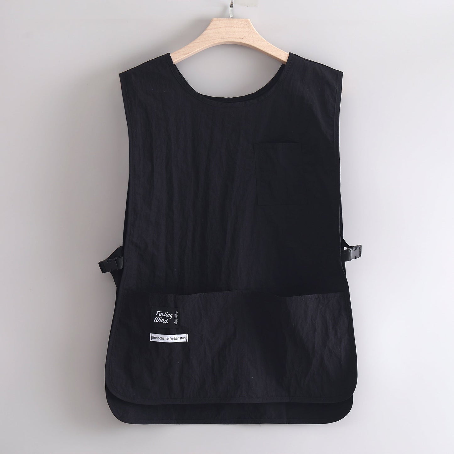 Adjustable Waterproof & Oil-Proof Apron Vest – Versatile Workwear for Kitchen, Coffee Shop & Salon