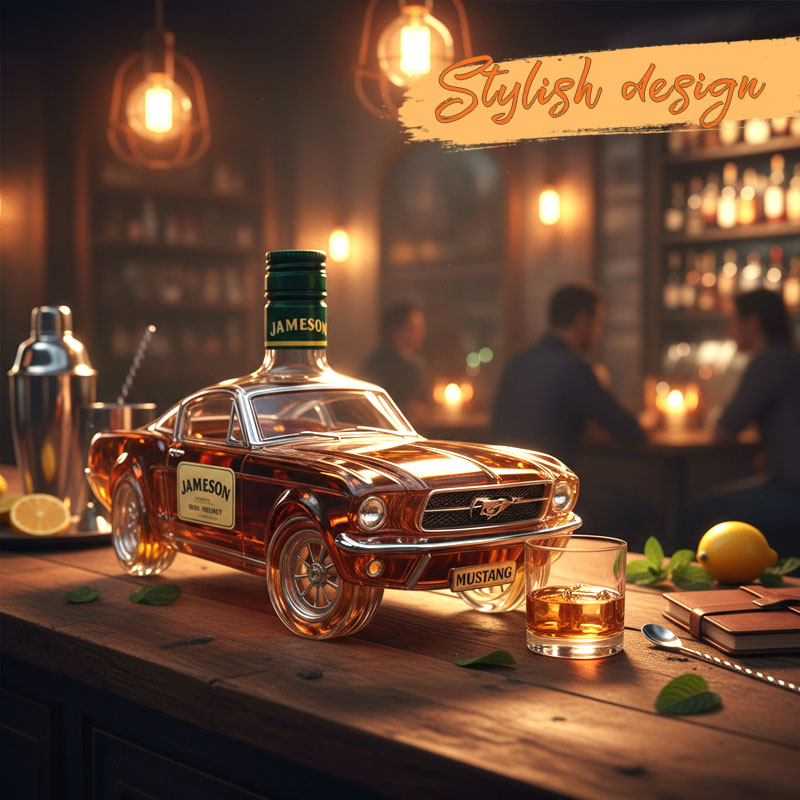 Mustang Whiskey Bottle 🥃