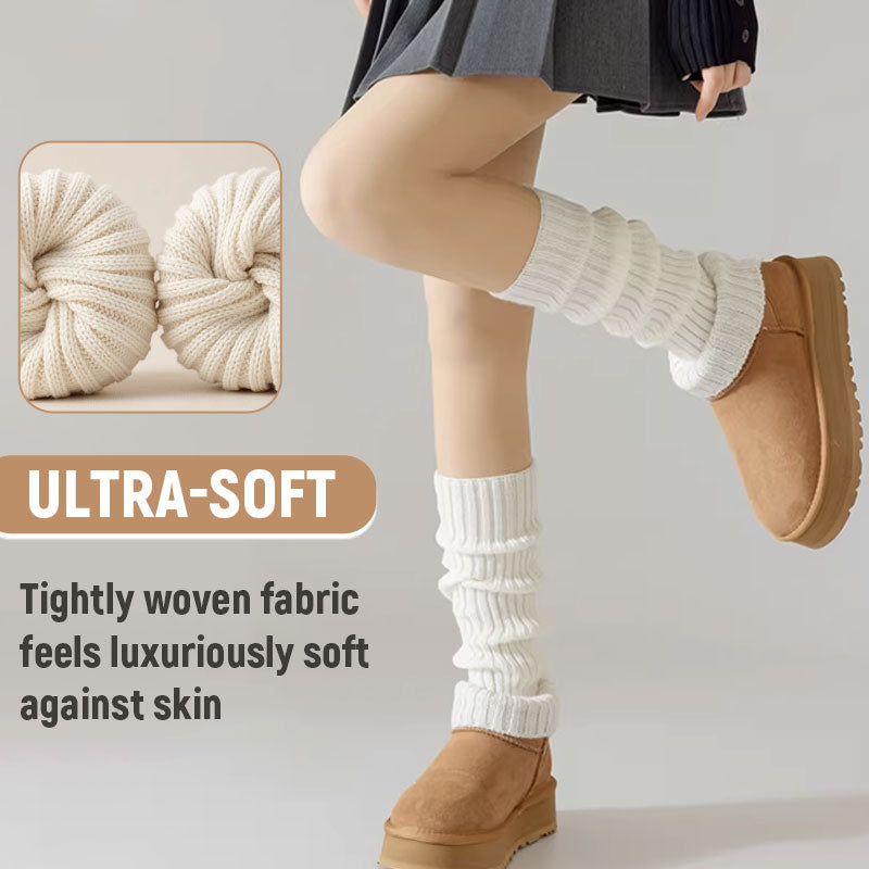 🩰Slouchy Calf Socks for Women – Soft, Over-the-Knee Socks, Anti-Slip Design,Chunky Knit Boot Socks, Cozy Over The Knee Socks for Winter & Boots