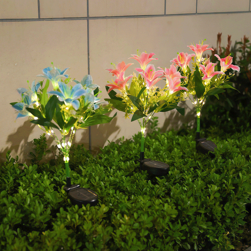 🌸Solar Flower Stake Lights - Waterproof Garden Decor