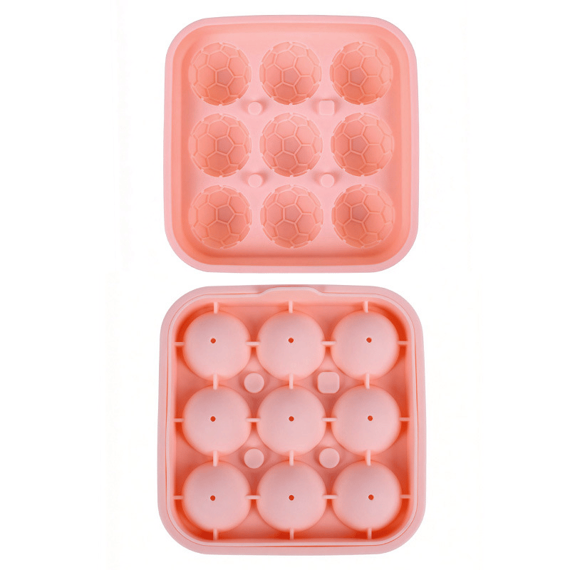 Silicone ice mold in football shape