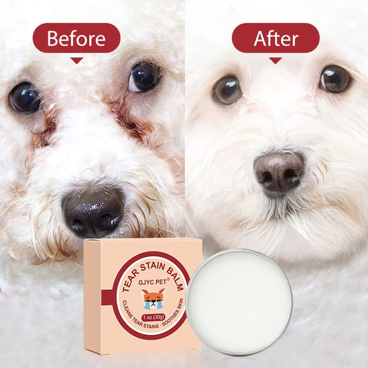 👀✨ GJYC PET Tear Stain Protection Cream & Brush Set 🐱🐶 for dogs & Cats