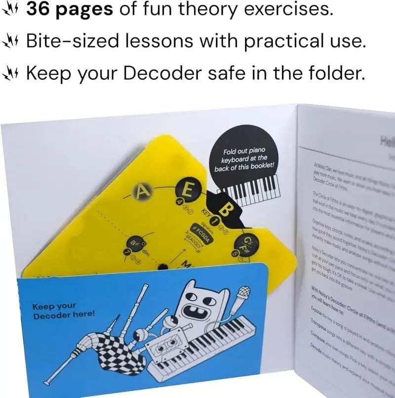 🔥Last day of the 50% discount – "Circle of Fifths" set with music theory wheels | A practical guide to chords, keys, and songwriting for musicians🎹🎸💕