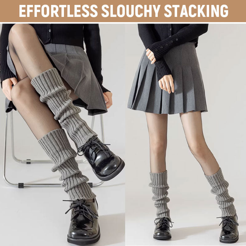 🩰Slouchy Calf Socks for Women – Soft, Over-the-Knee Socks, Anti-Slip Design,Chunky Knit Boot Socks, Cozy Over The Knee Socks for Winter & Boots