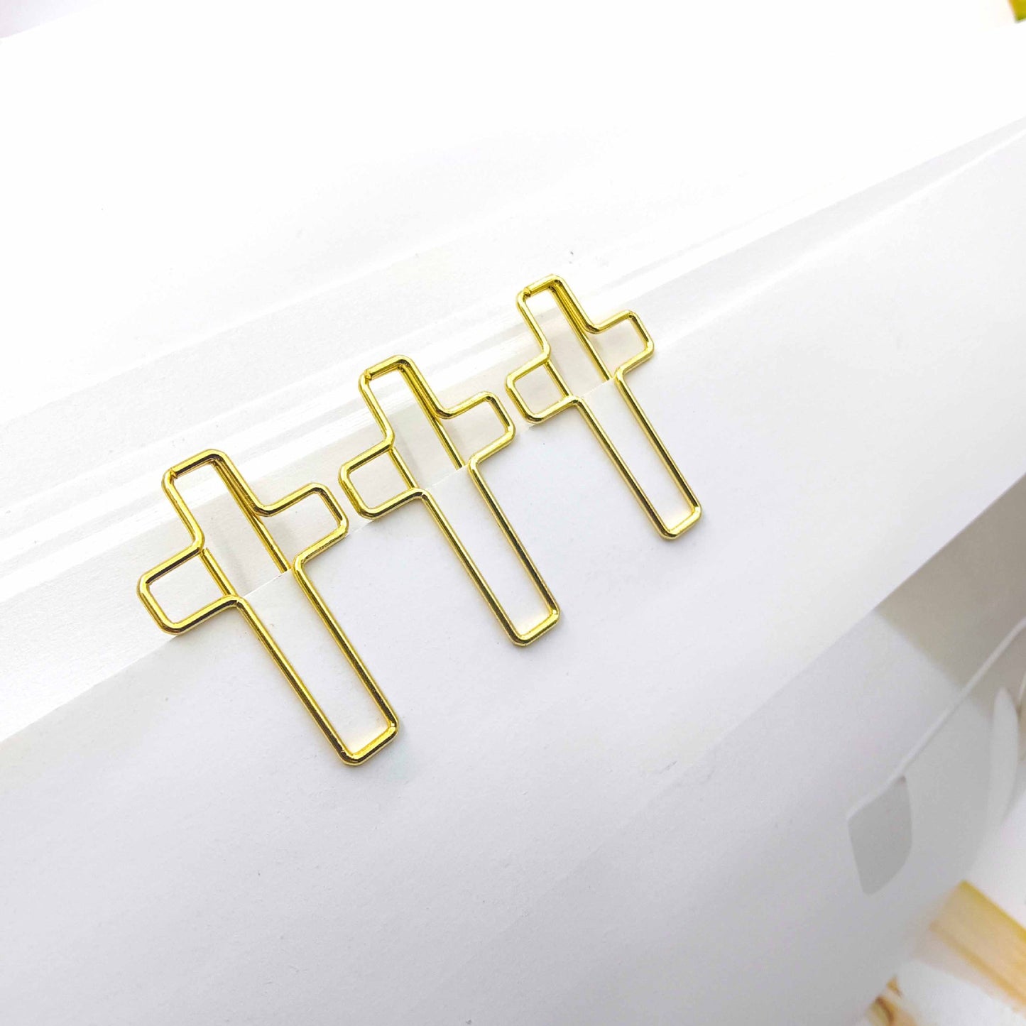 Cross Paperclip Bookmark-Spiritual & Stylish Dual-Use Accessory for Readers