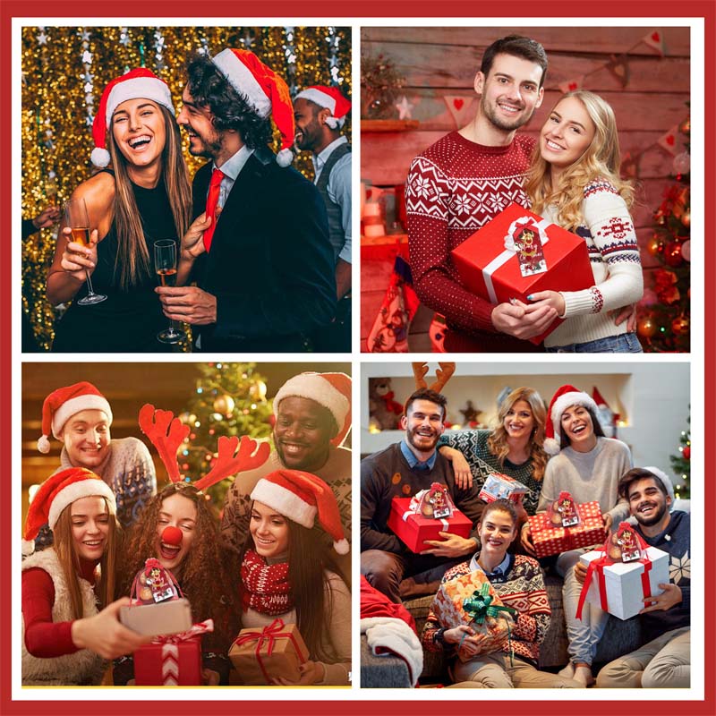 Christmas Red Angel Keychain Gift Box Set