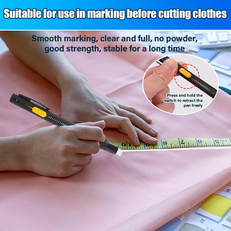 🔥2025 Heat-removable fabric pen for sewing, embroidery, quilting