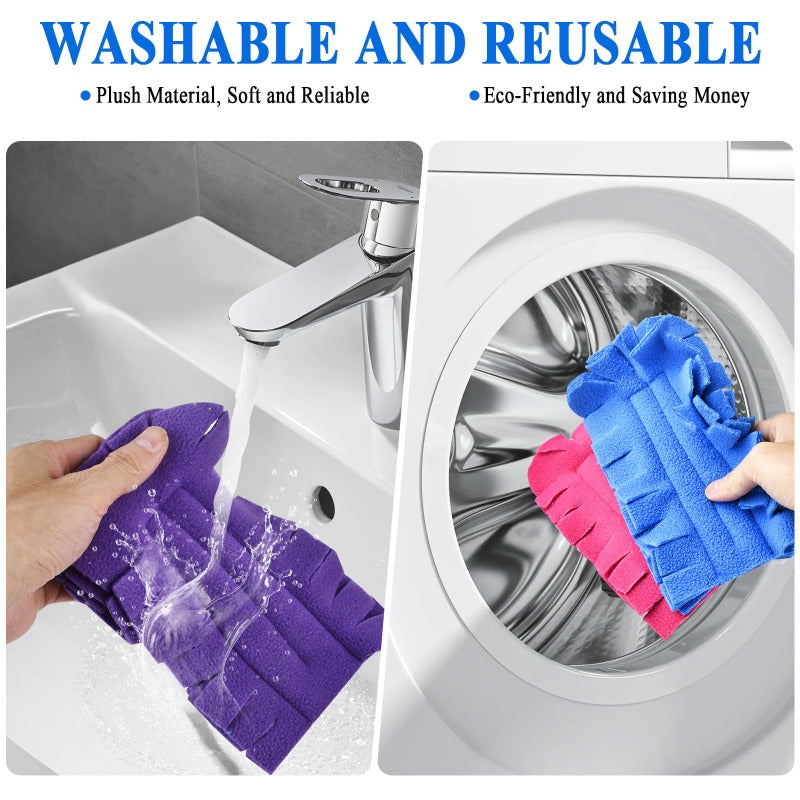 Reusable fleece cleaning clot