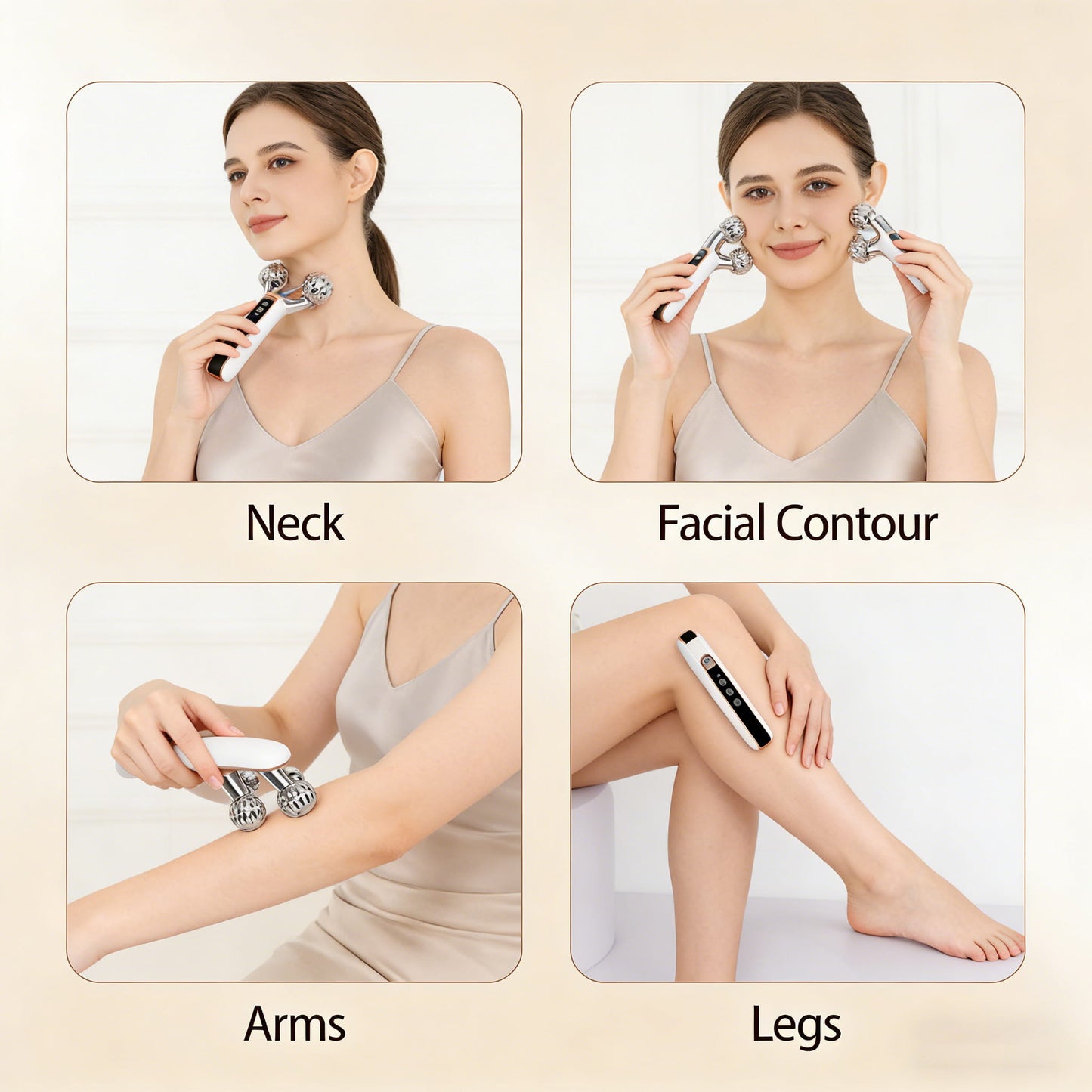 💃🏼EMS Microcurrent V-Face Lifting Roller Massager