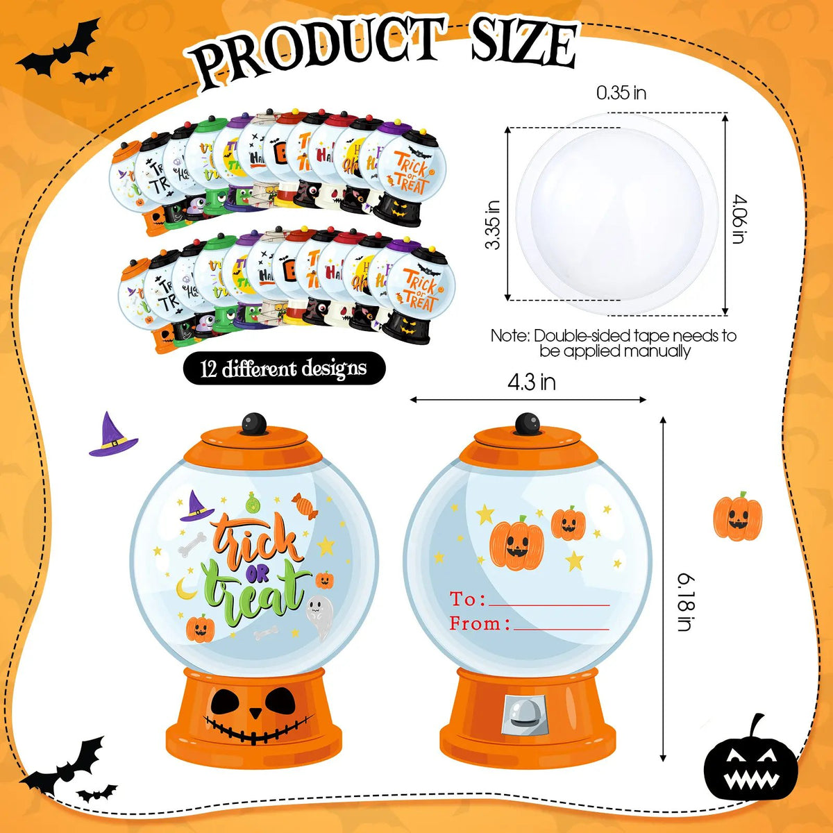🎃Halloween Candy Dome Holder Kit