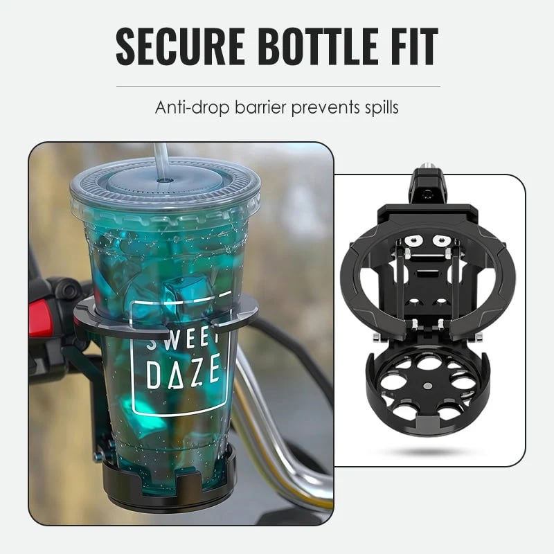 Collapsible bicycle bottle holder