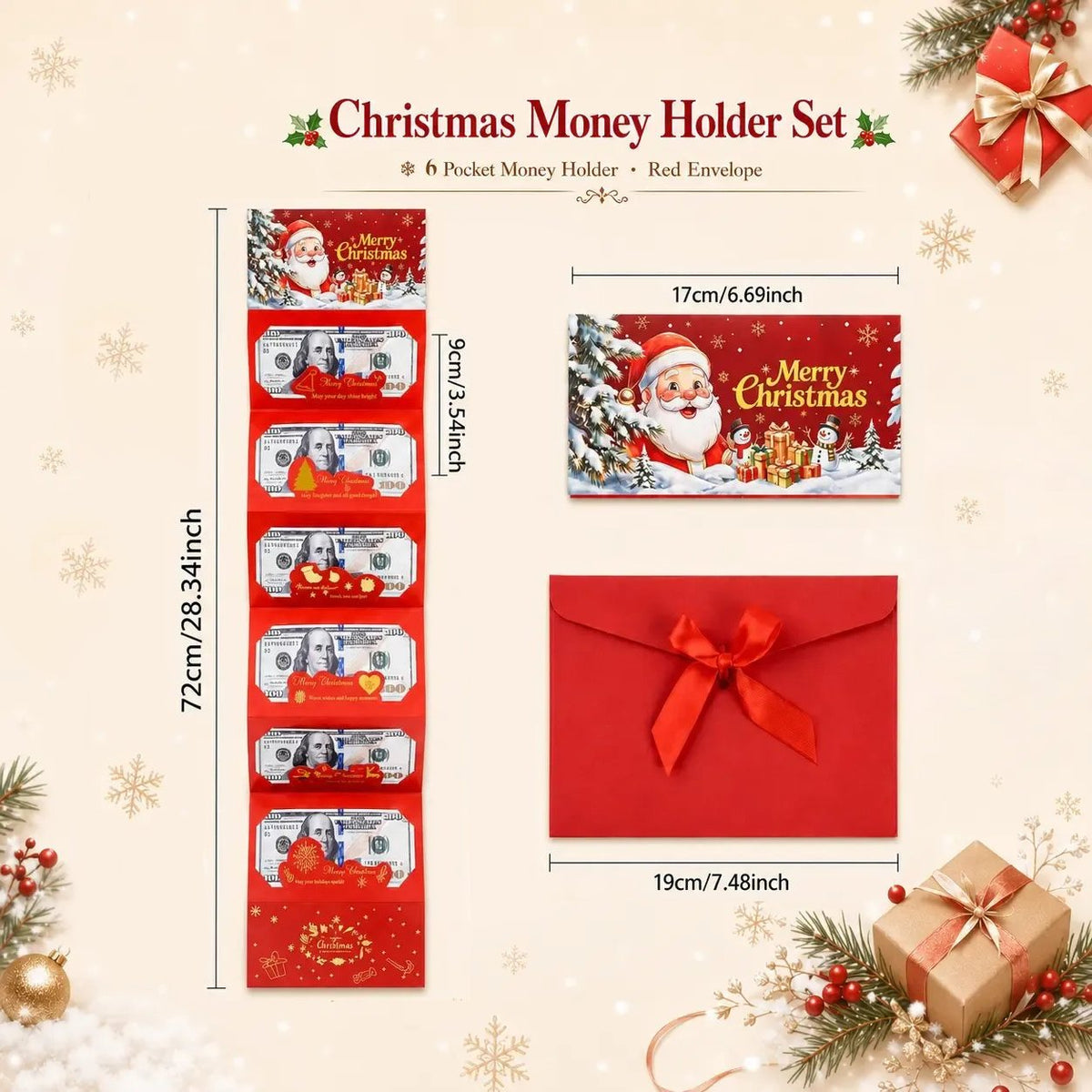 🎉Celebrate the Magic of Christmas | Surprise Money‐Gift Envelope 🎄💗