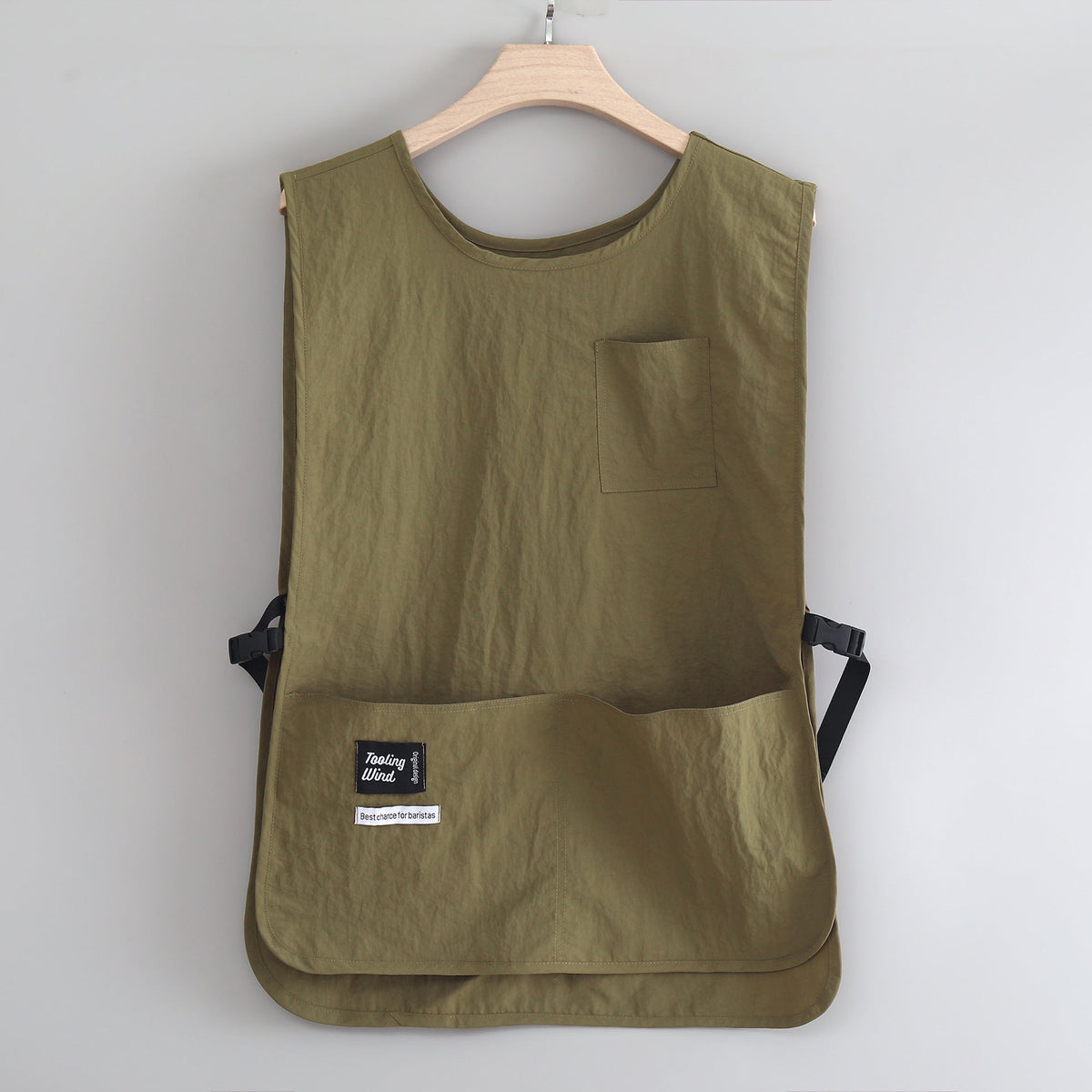 Adjustable Waterproof & Oil-Proof Apron Vest – Versatile Workwear for Kitchen, Coffee Shop & Salon