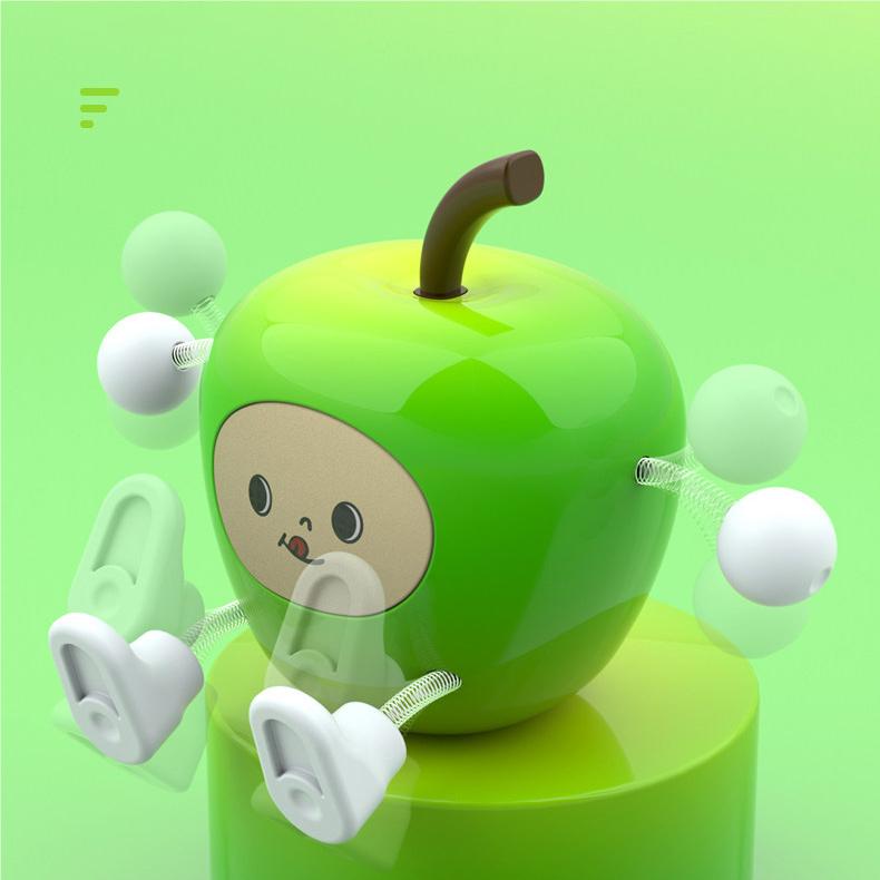 Wiggly Apple Car Decor for Dashboard - Cute Dashboard Ornament