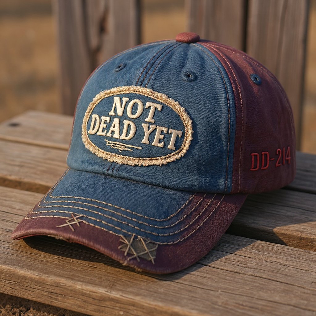 Not dead yet – a vintage baseball cap made from washed fabric
