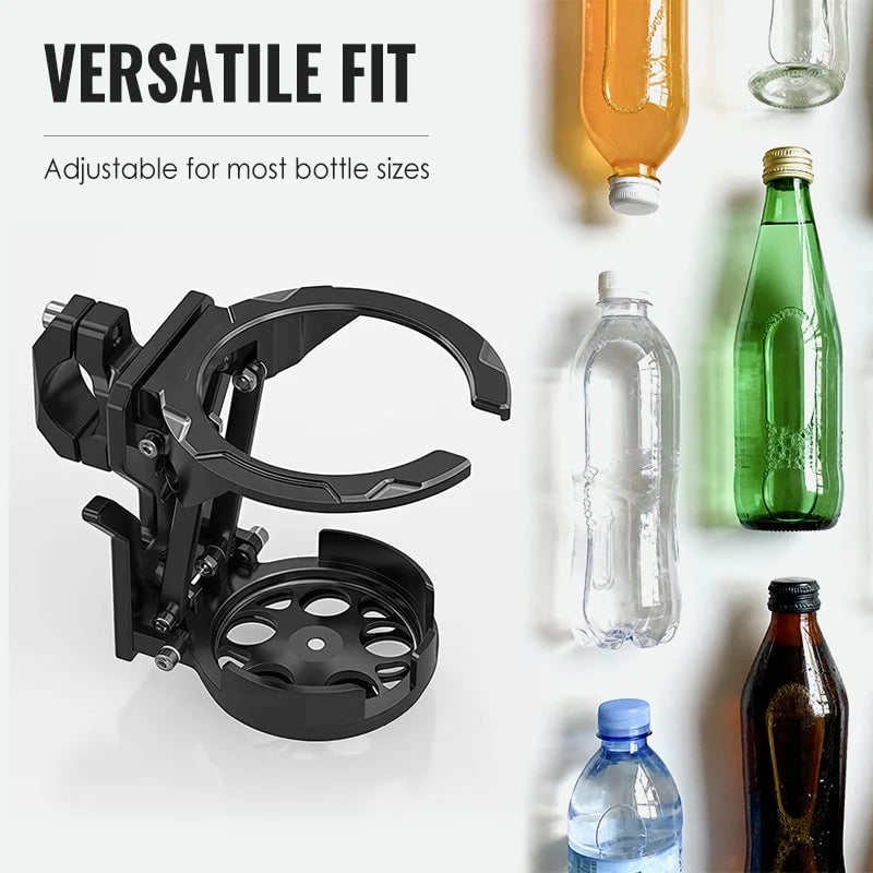 Collapsible bicycle bottle holder
