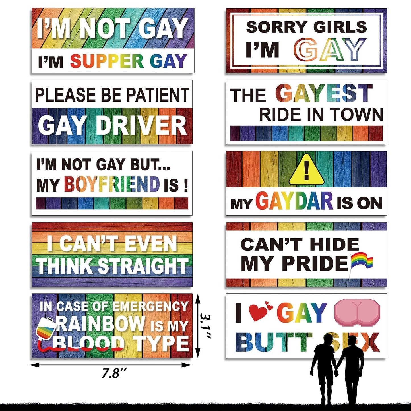 Special Offer: 49% off 🔥 10 bumper stickers