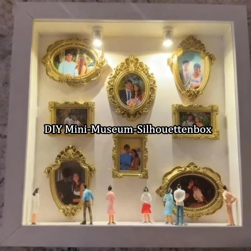 ✨DIY Mini Museum Silhouette Box – Celebrate your unique memories in style 💖