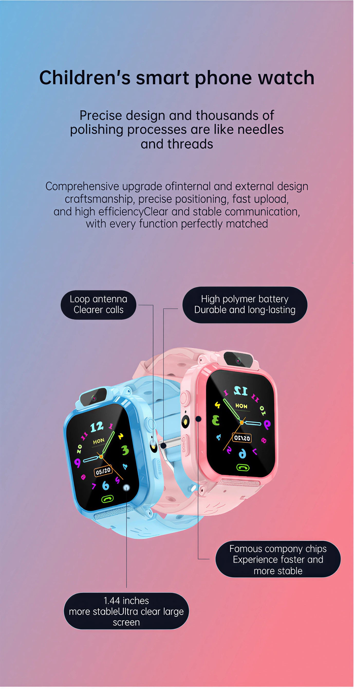 🦸‍♂️ Kids Smart Watch Phone - The Ultimate Safety & Communication Companion