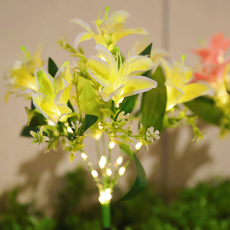 🌸Solar Flower Stake Lights - Waterproof Garden Decor