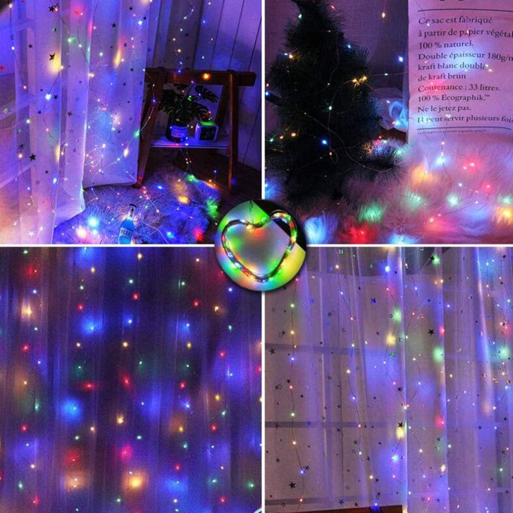 🎁Enjoy 49% off during the Christmas sale!🎅LED light string, USB-powered LED light curtain for gift wrapping