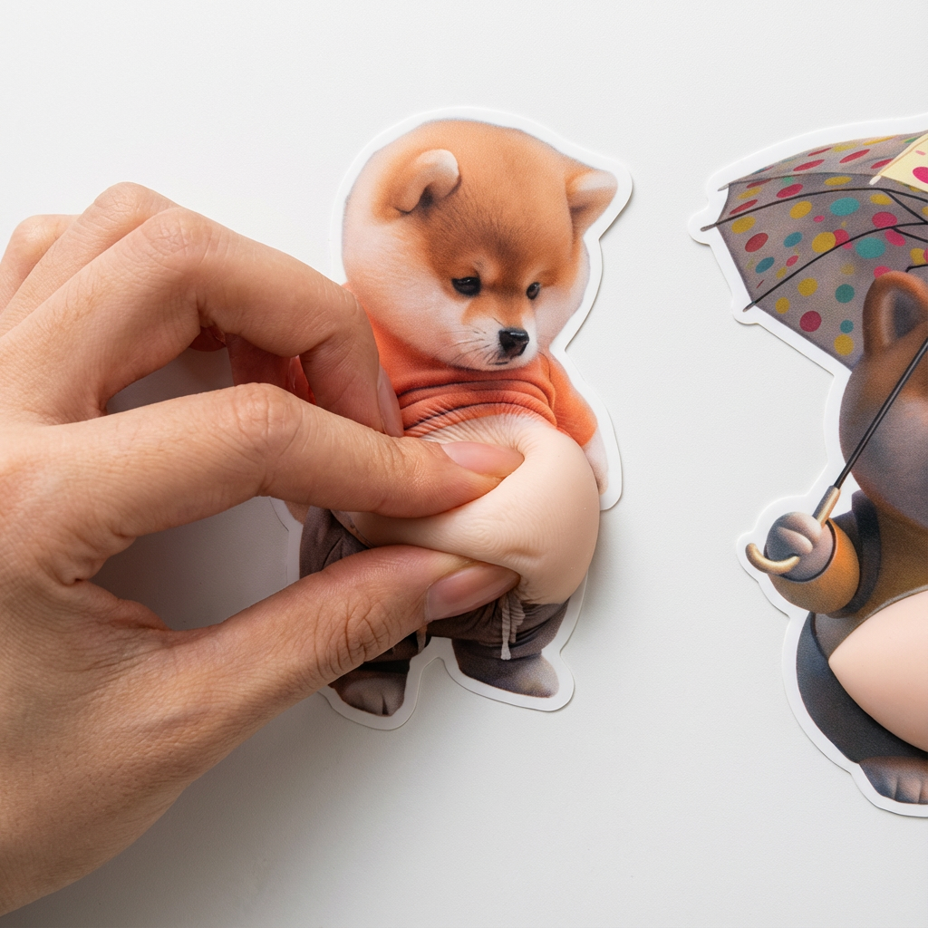 🐶Cute silicone dog toy for shock protection and stress relief