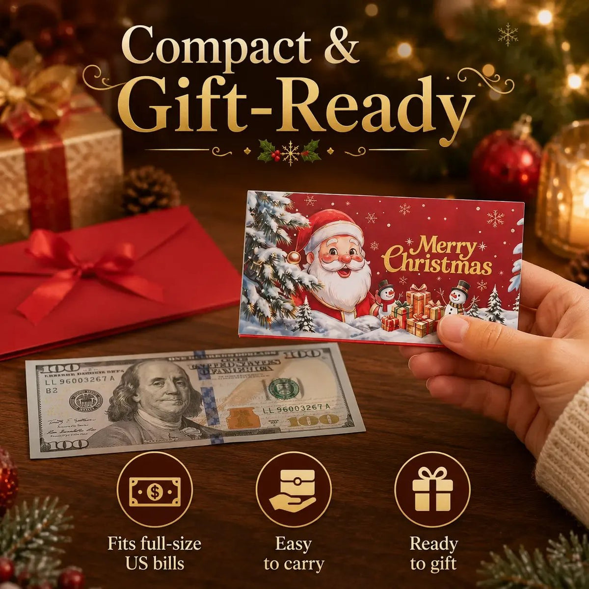 🎉Celebrate the Magic of Christmas | Surprise Money‐Gift Envelope 🎄💗