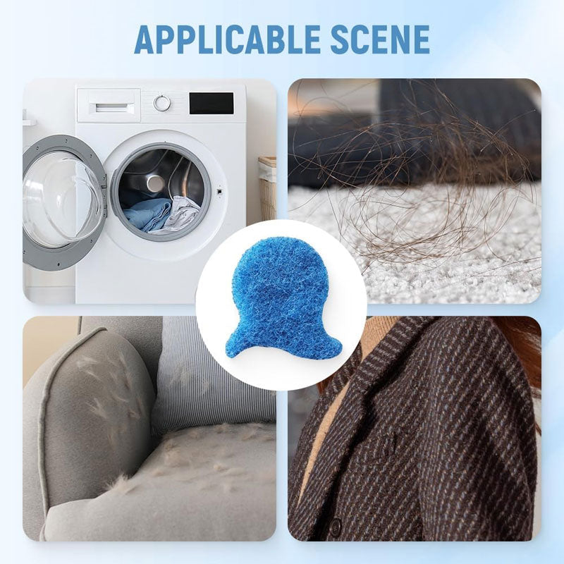 🌟🧤 Lint and hair catcher for washing machines – 360° collection pad for pets and lint!✨🧼