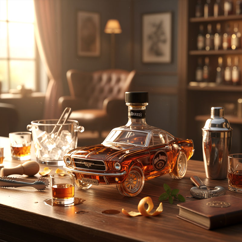 Mustang Whiskey Bottle 🥃
