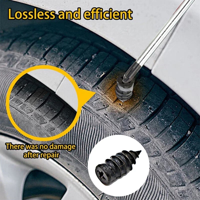 🎯【49% off on the last day】Explosion-proof tire repair rubber nails 🔧Free screwdriver