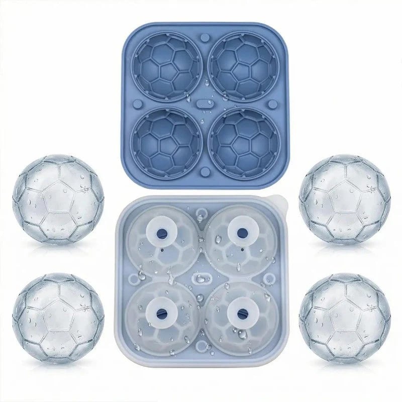 Silicone ice mold in football shape