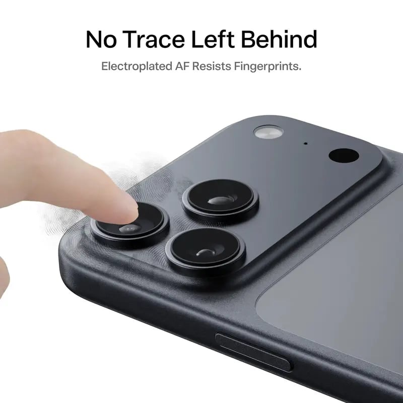 📱All-in-one metal frame lens and module protector for iPhone 18/17 series
