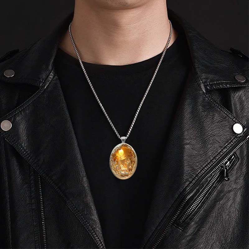 The Holy Land, the radiance of faith – Miniature pendants depicting Christmas scenes