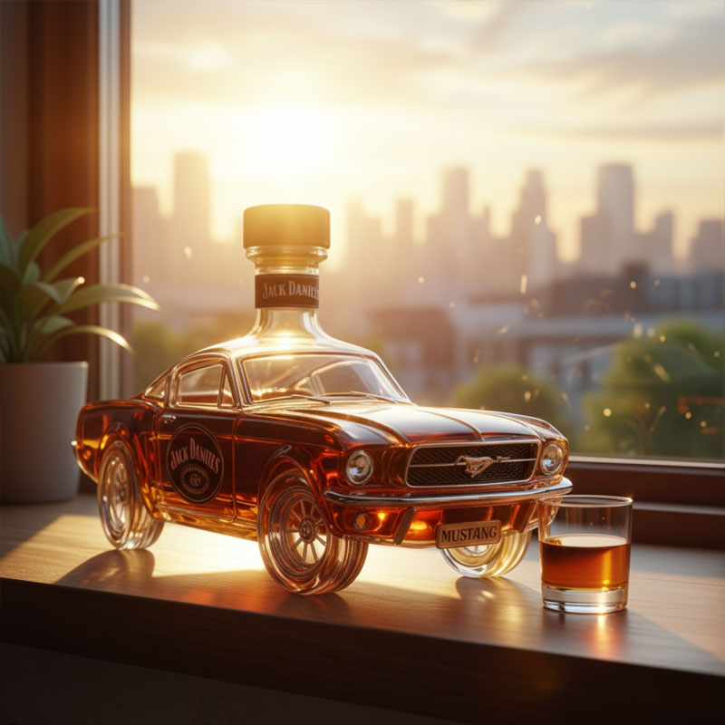 Mustang Whiskey Bottle 🥃