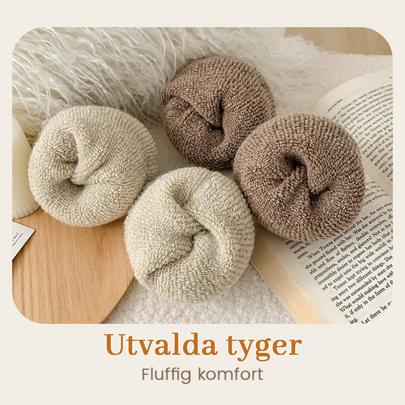 🧦 5 Pairs Women's Wool Socks - Warm Mid Socks