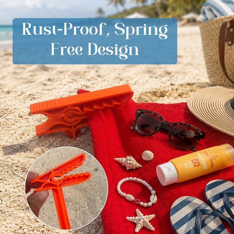 2026 Windproof Beach Towel Clamps