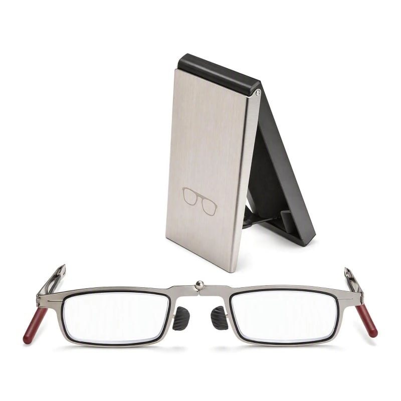 Foldable, pocket-sized reading glasses