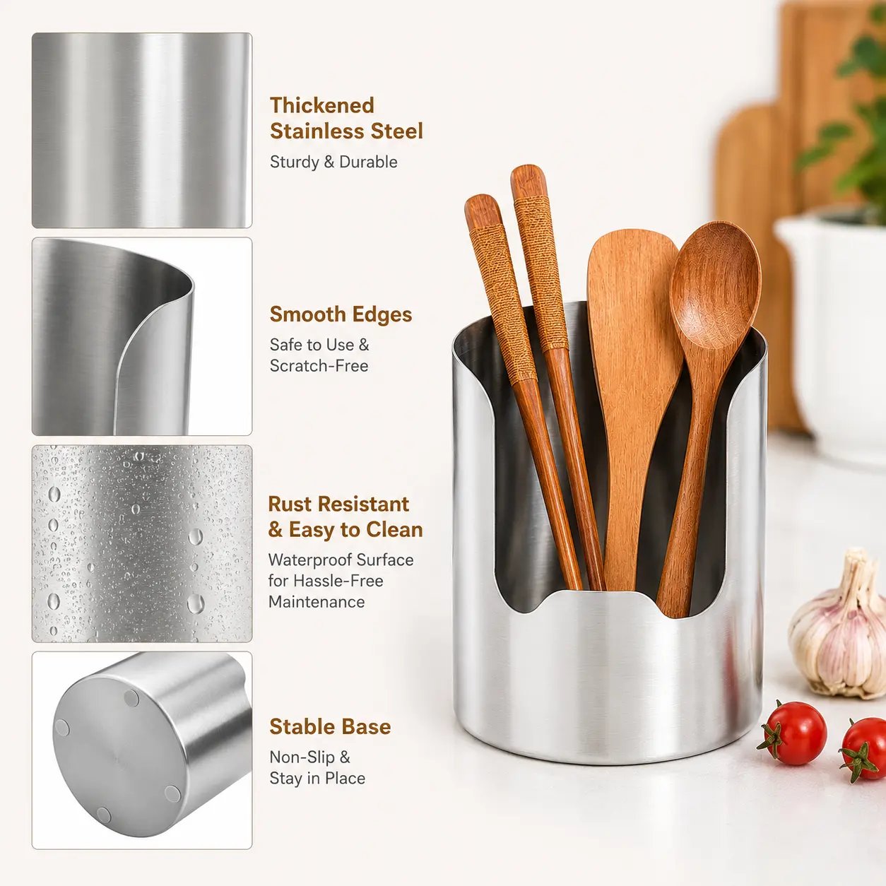 Multi-Functional Kitchen Utensil Holder