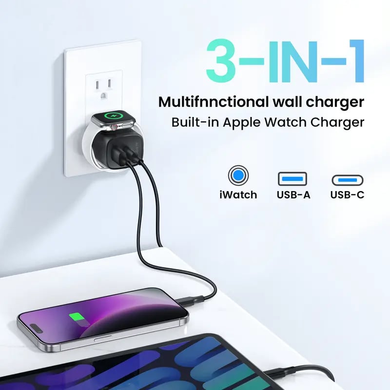 🔋⚡3-in-1 Magnetic Wireless Cordless