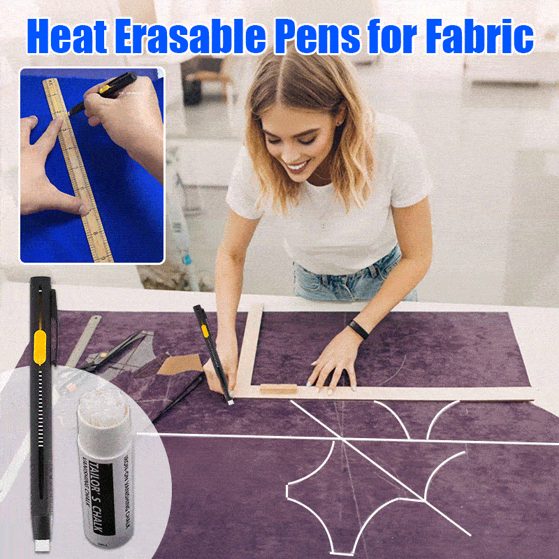 🔥2025 Heat-removable fabric pen for sewing, embroidery, quilting