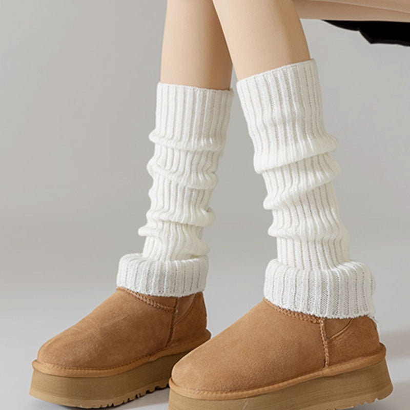 🩰Slouchy Calf Socks for Women – Soft, Over-the-Knee Socks, Anti-Slip Design,Chunky Knit Boot Socks, Cozy Over The Knee Socks for Winter & Boots