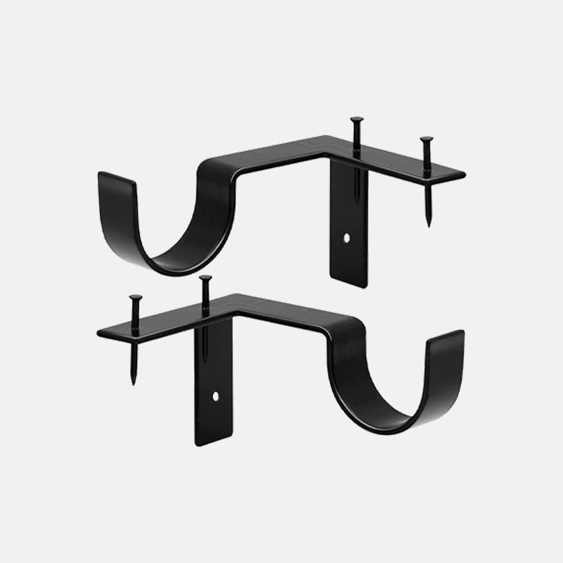 🔧Curtain rod holders without drilling – Strong & Gentle installation