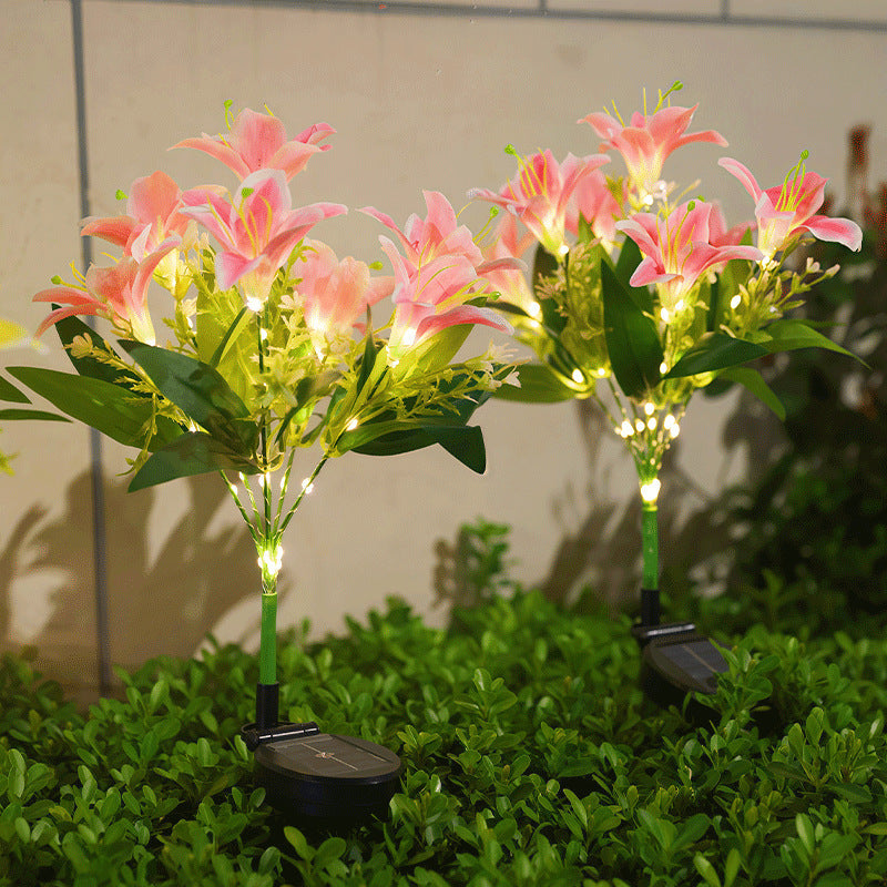 🌸Solar Flower Stake Lights - Waterproof Garden Decor