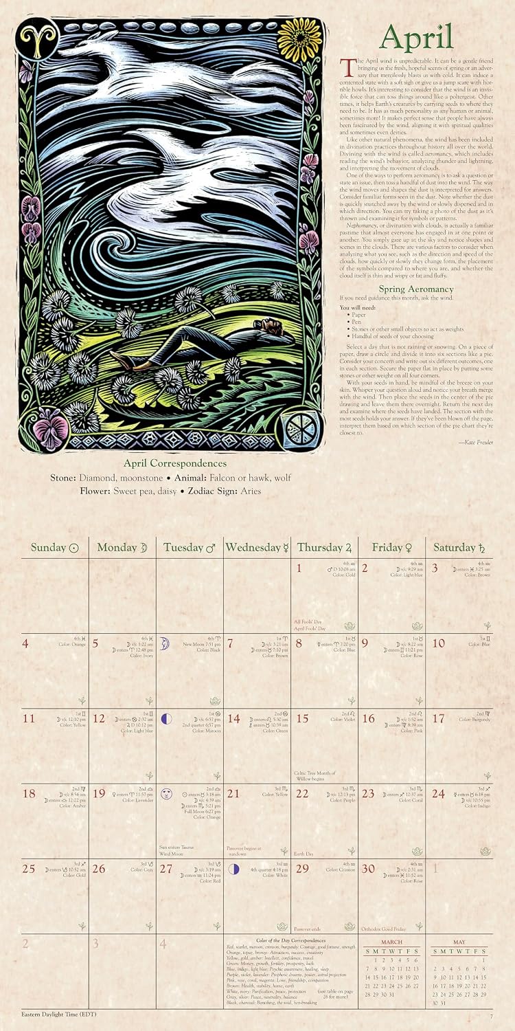 🕯️Llewellyn's 2027 Witches' Calendar – Premium Wall Calendar & Witchy Gift